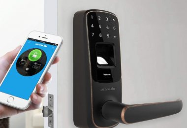 Ultraloq UL3 BT Bluetooth Enabled Fingerprint and Touchscreen Keyless Smart Door Lock