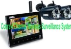 cobra 4 channel wireless surveillance system with 2 cameras