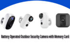 battery operated outdoor security camera with memory card