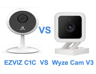 EZVIZ C1C and Wyze Cam V3