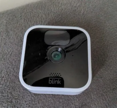 Blink and Ring outdoor security cameras